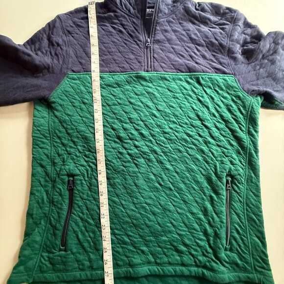 J. Crew Quilted Quarter-Zip Pullover - Men's size L - Picture 5 of 9